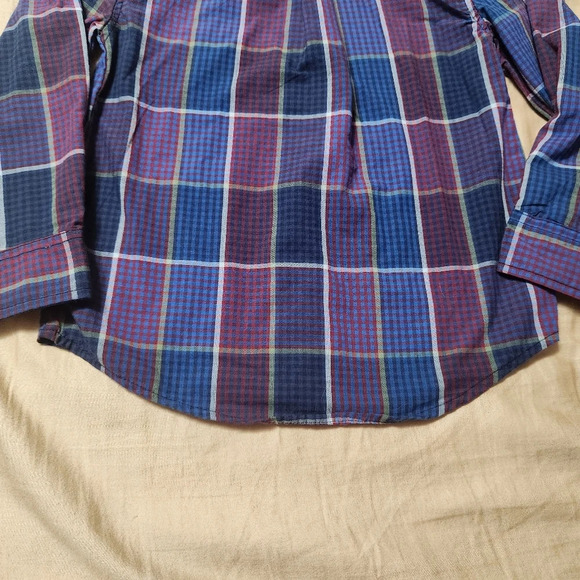 Boys Ben Sherman‎ plaid button down shirt size 6 - Picture 4 of 8